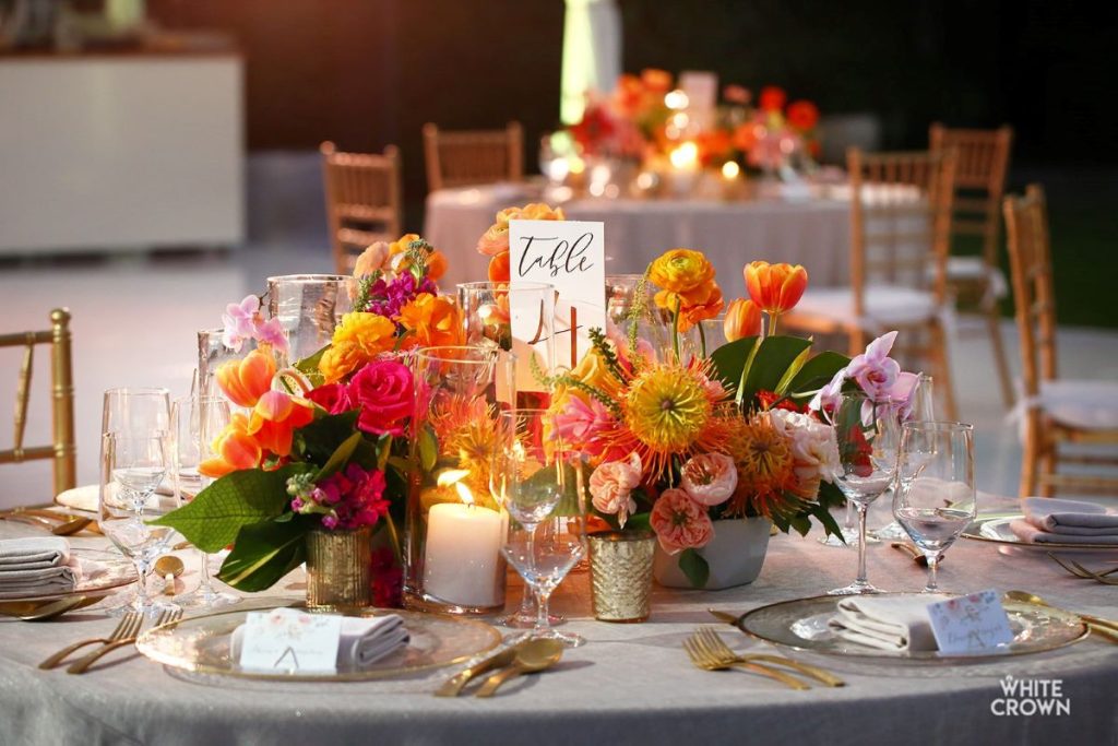 beautiful wedding set up at fairmont mayakoba