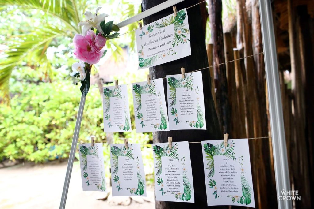 Wedding table placements ideas