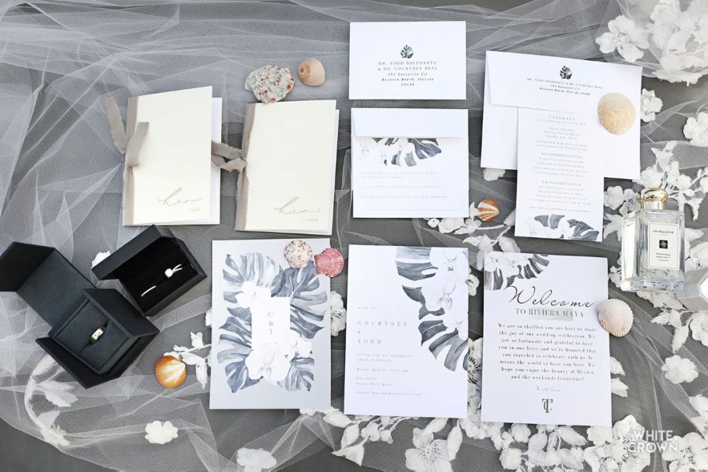 Destination wedding stationery ideas